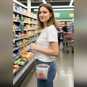 UNAVAILABLE Silver Chinese Take Out Purse NWT Halloween Cosplay